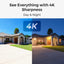 Reolink Argus 3 Ultra 4K Wireless 2-Camera Kit with Hub, Solar Panel & 128GB SD