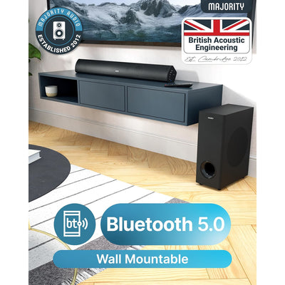 Majority Teton Plus Bluetooth Soundbar & Subwoofer