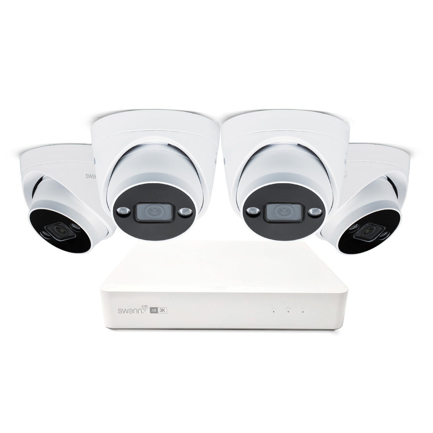 Swann AdvancedX 5MP 1TB 8-Channel Wired NVR CCTV with 4 Dome Camera Kit