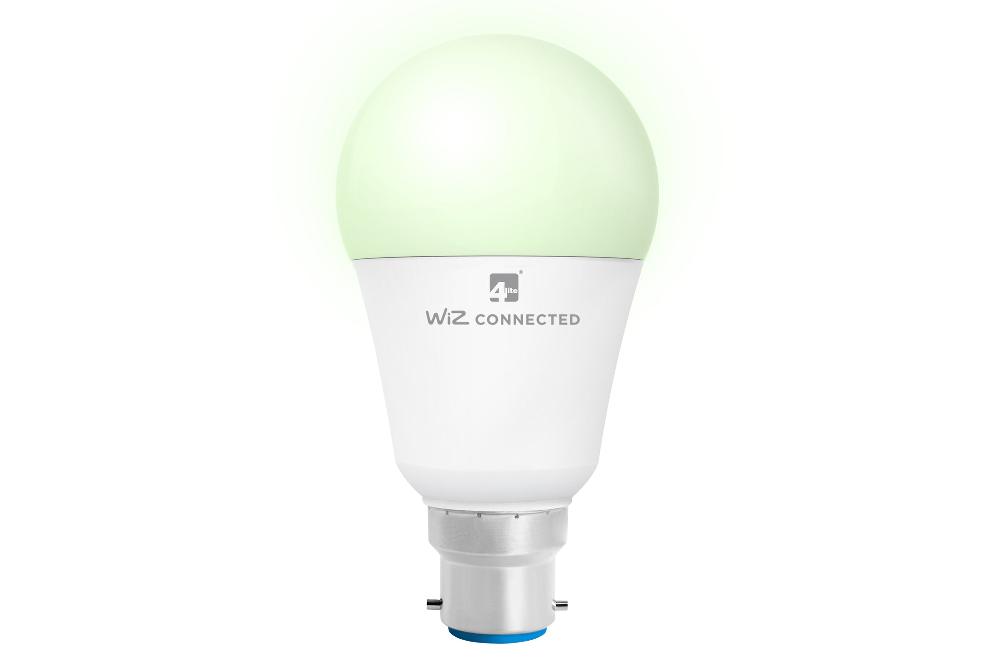 4lite WiZ Connected A60 Dimmable Multicolour WiFi LED Smart Bulb - B22 Bayonet