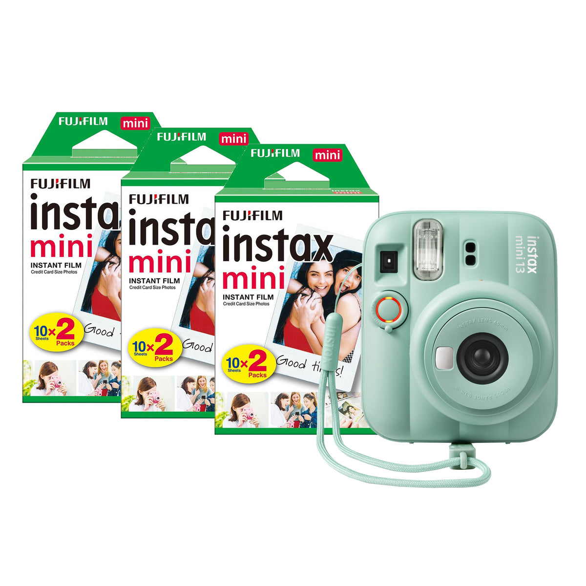 Fujifilm Instax Mini 13 Instant Camera - Lagoon Green