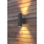 4lite GU10 Up/Down Outdoor Wall Light - maplin.co.uk