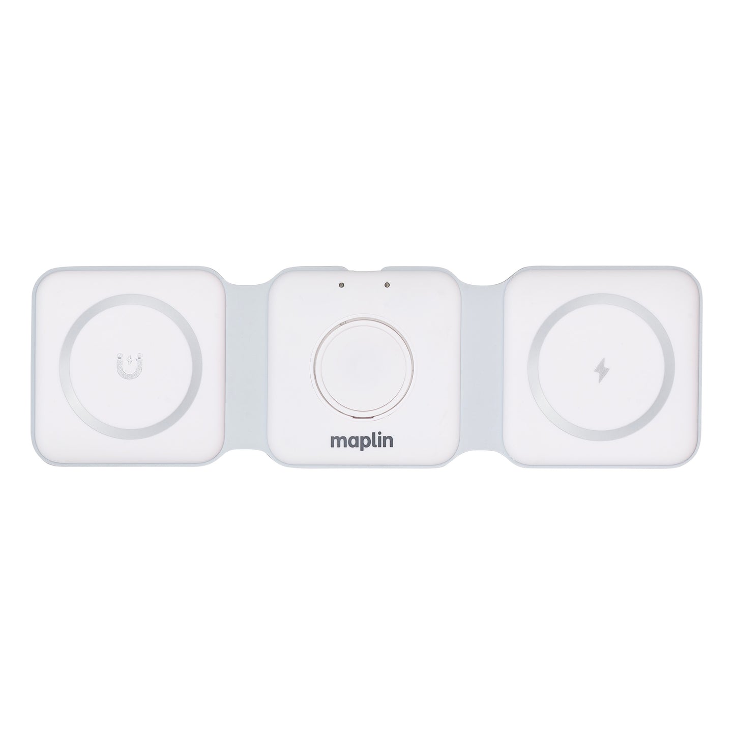 Maplin 3-in-1 Magnetic Wireless Charging Mat for Phone / Earbuds / Watch