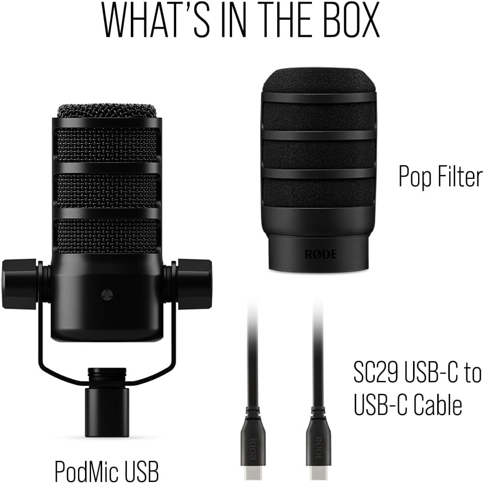 Rode PodMic USB Dynamic Broadcast Microphone