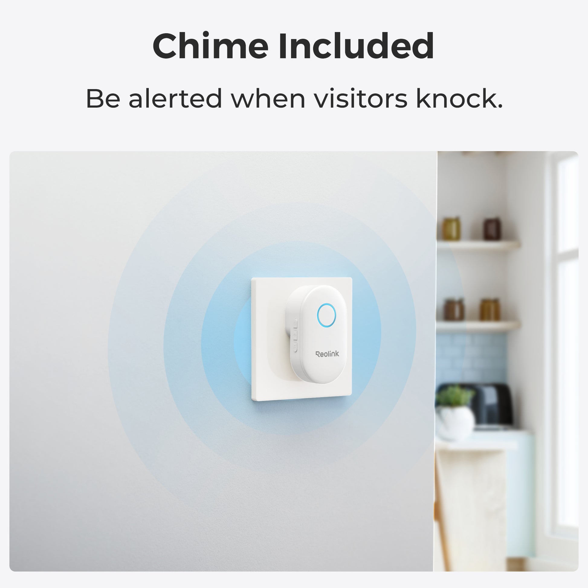 Reolink 2K+ 5MP PoE Video Doorbell & Chime