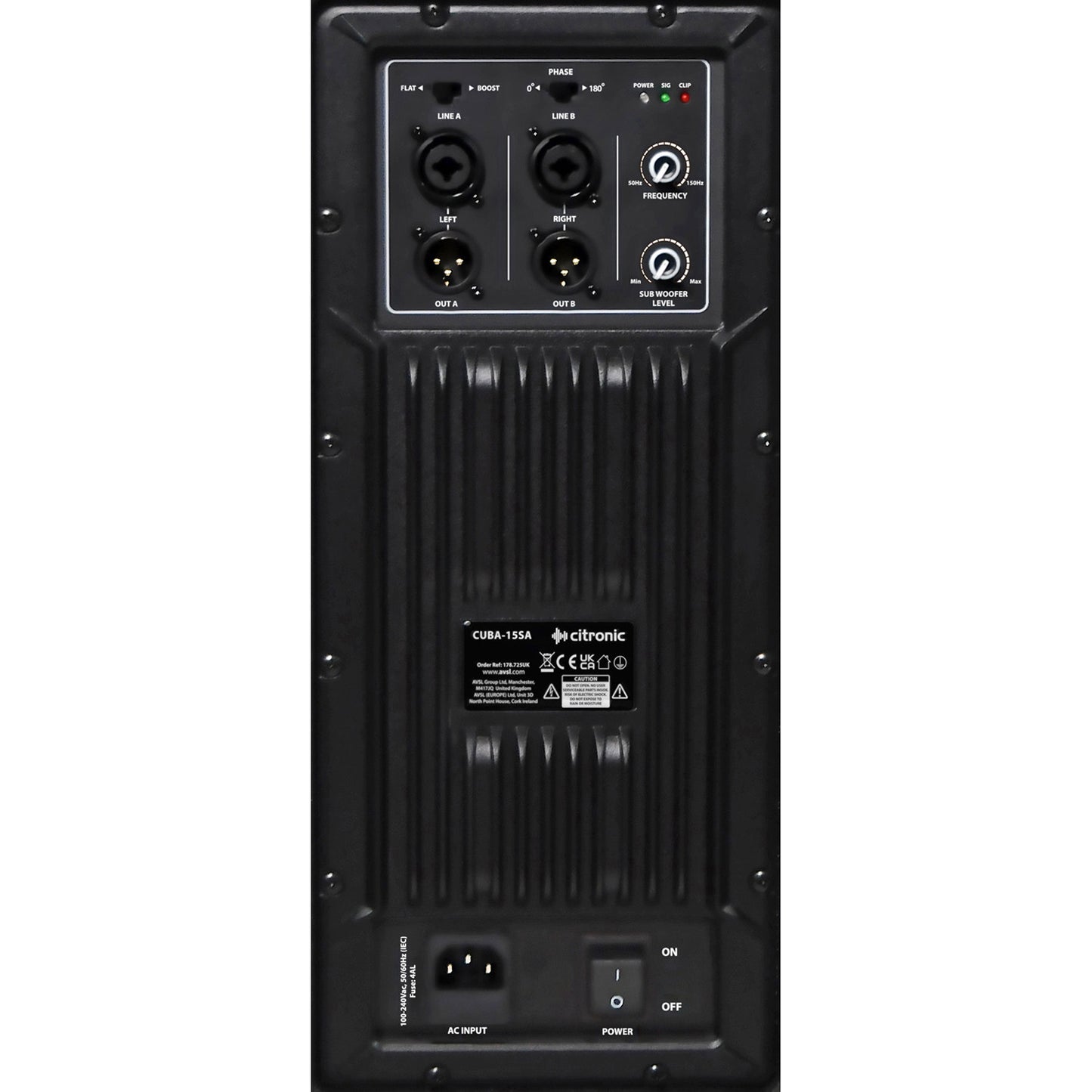 Citronic CUBA High Power Active Sub Cabinet