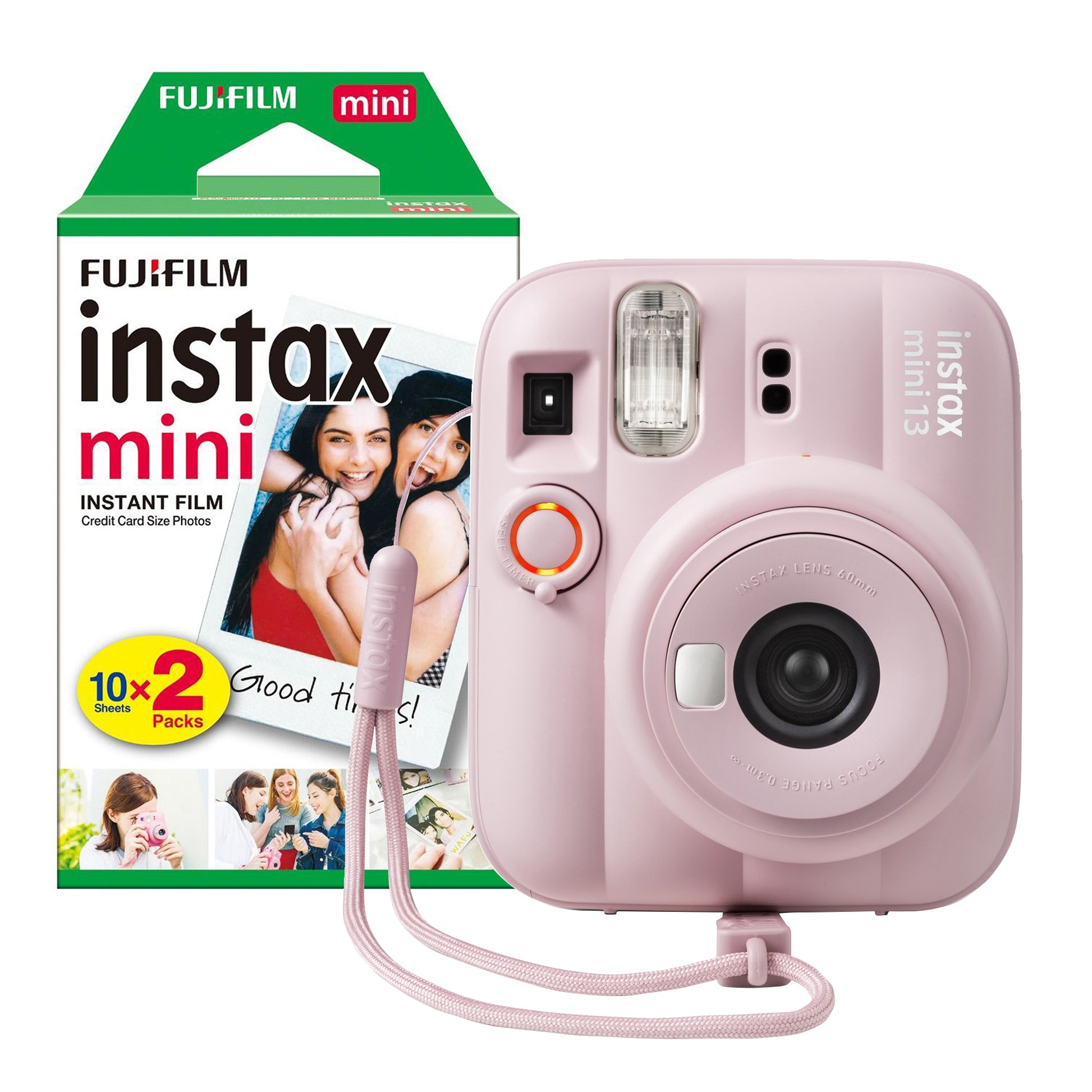 Fujifilm Instax Mini 13 Instant Camera - Candy Pink Camera + 20 Shot Pack