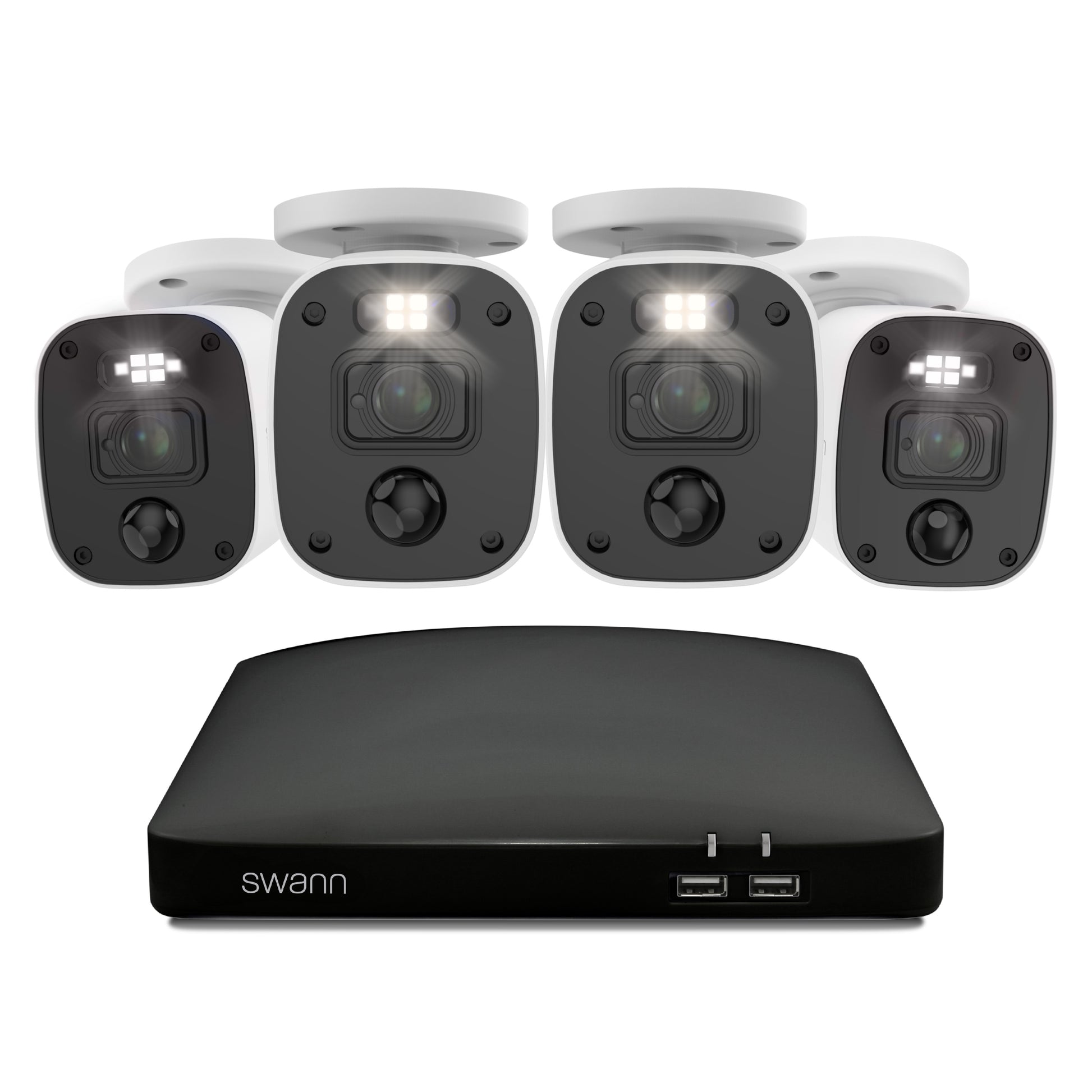 Swann 2K 256GB 8-Channel Wired DVR CCTV Kit with 4 Bullet Cameras