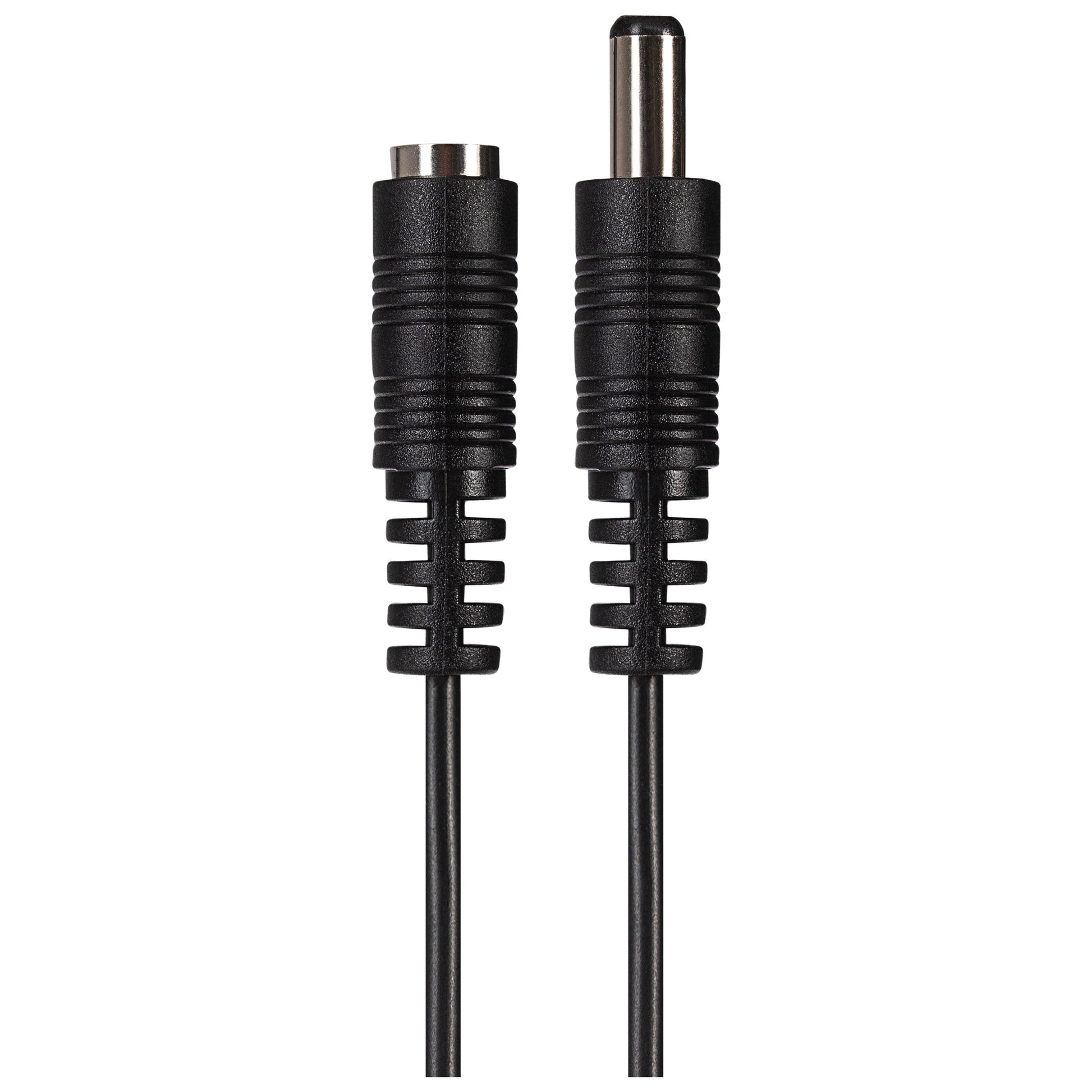 MPS Power Supply Extension Lead 2.5mm x 5.5mm Plug to 2.5mm x 5.5mm Socket - Black, 5m - maplin.co.uk