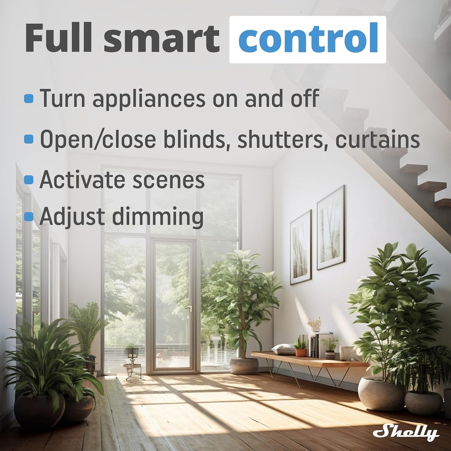 Shelly BLU RC Button 4 ZB Smart 4-Button Bluetooth & Zigbee Remote Control Interface