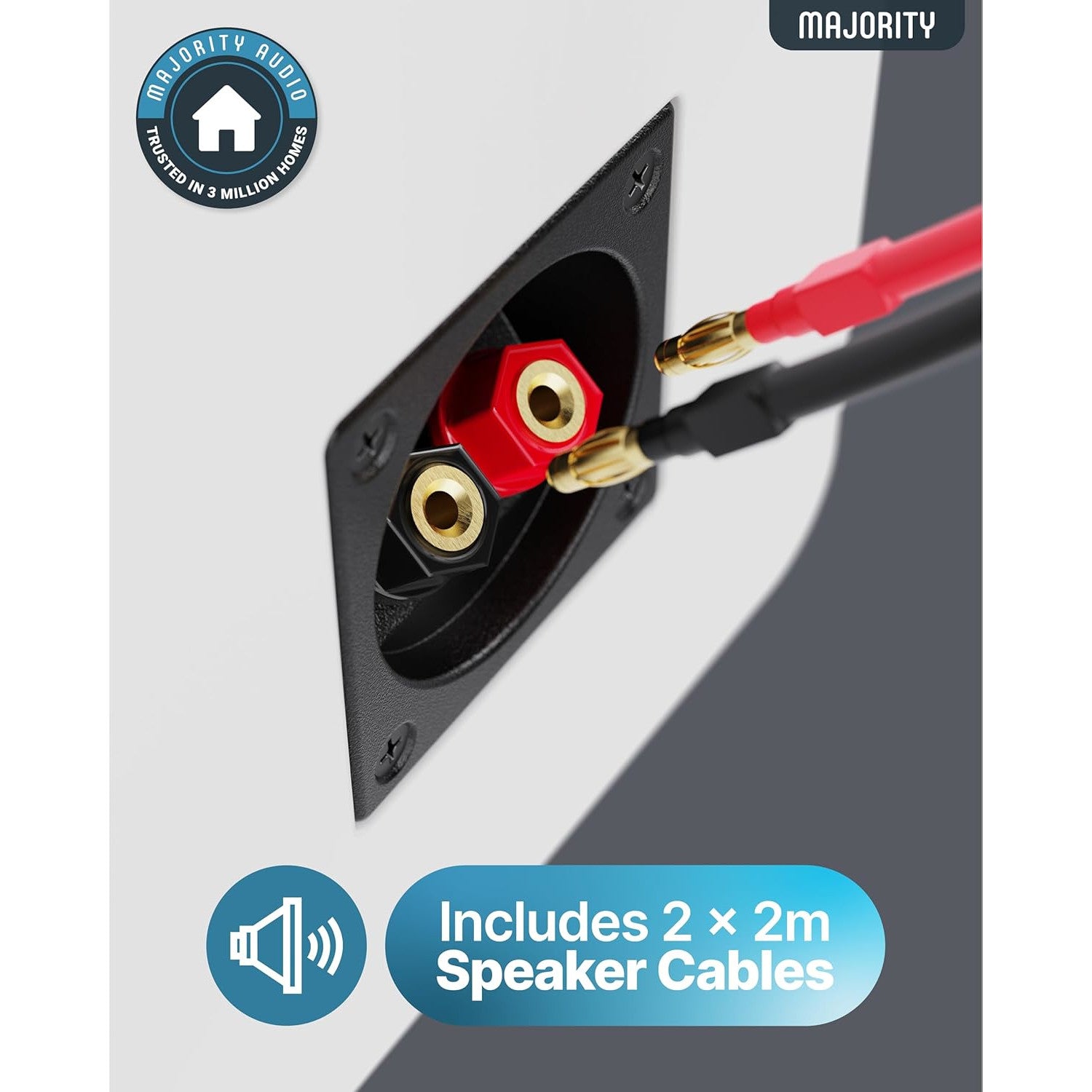 Majority D70X Passive Bookshelf Speakers