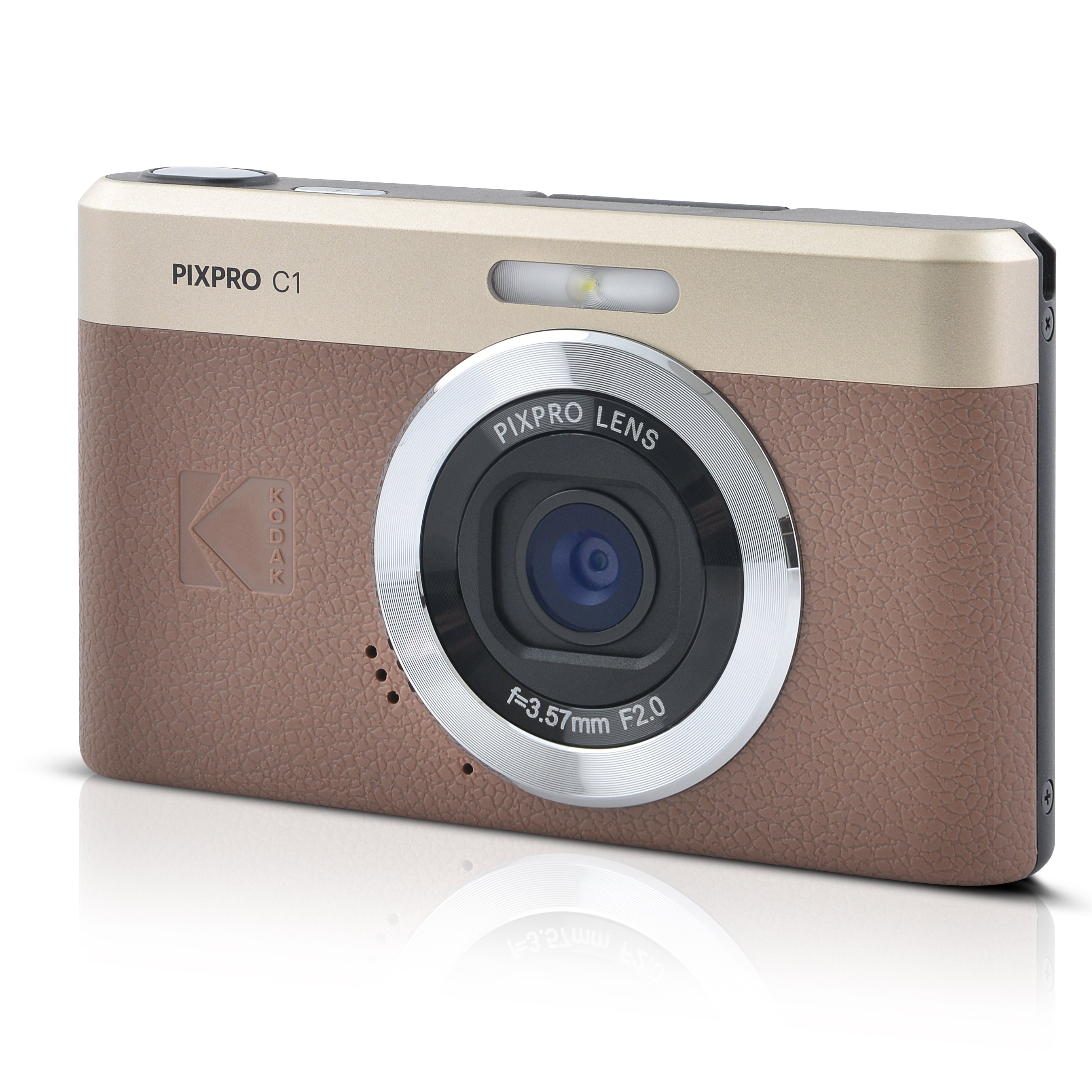 KODAK PIXPRO C1 デジタルカメラ Kodak PIXPRO C1 13MP 4x Digital Zoom Compact Camera - Brown