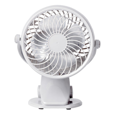 Oxycool 9cm Clip-On Desk & Tilt Fan