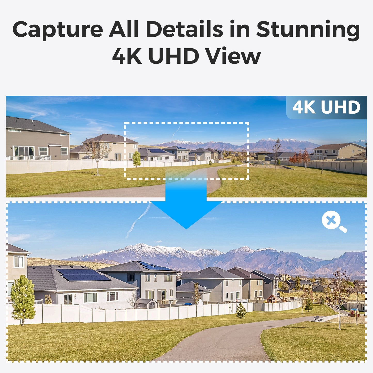 Reolink Argus 4K 8MP 180° Dual-Lens Wireless Security Camera with Solar Panel