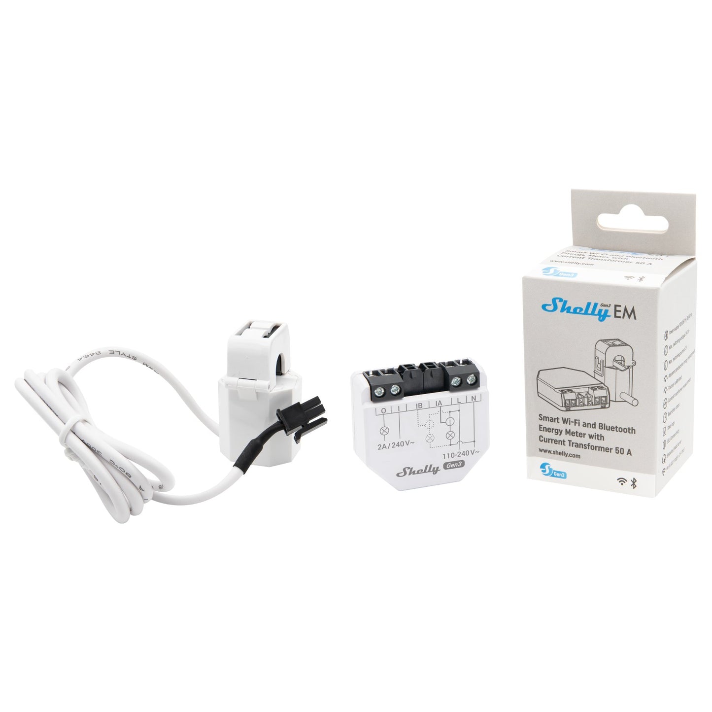 Shelly EM Gen3 WiFi Energy Meter with Contactor Control