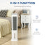 Maplin Plus 2-in-1 Oscillating Evaporative Ice Cooling Fan - White - maplin.co.uk