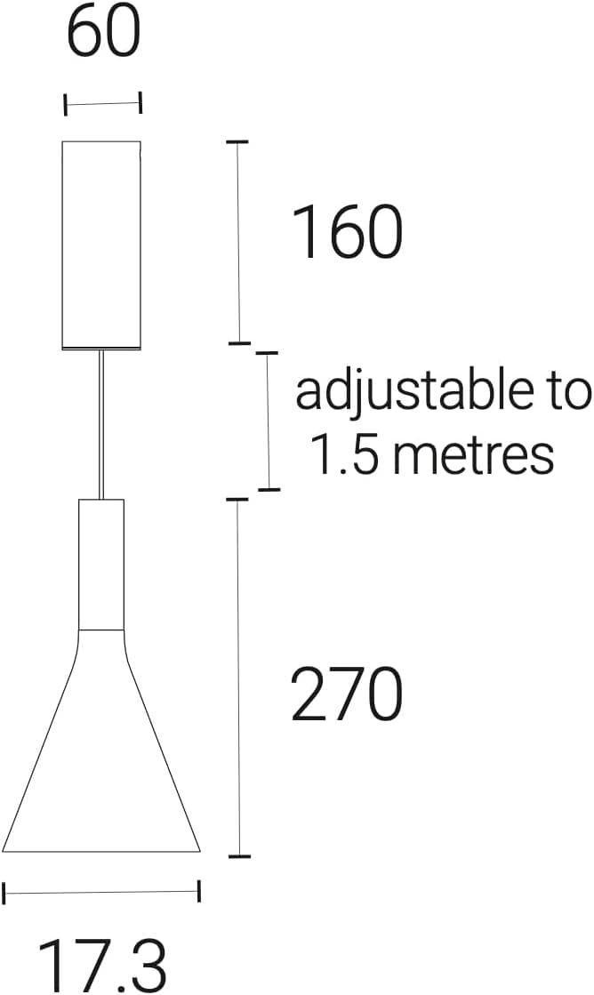 4lite 3K Decorative Dimmable LED Pendant - maplin.co.uk