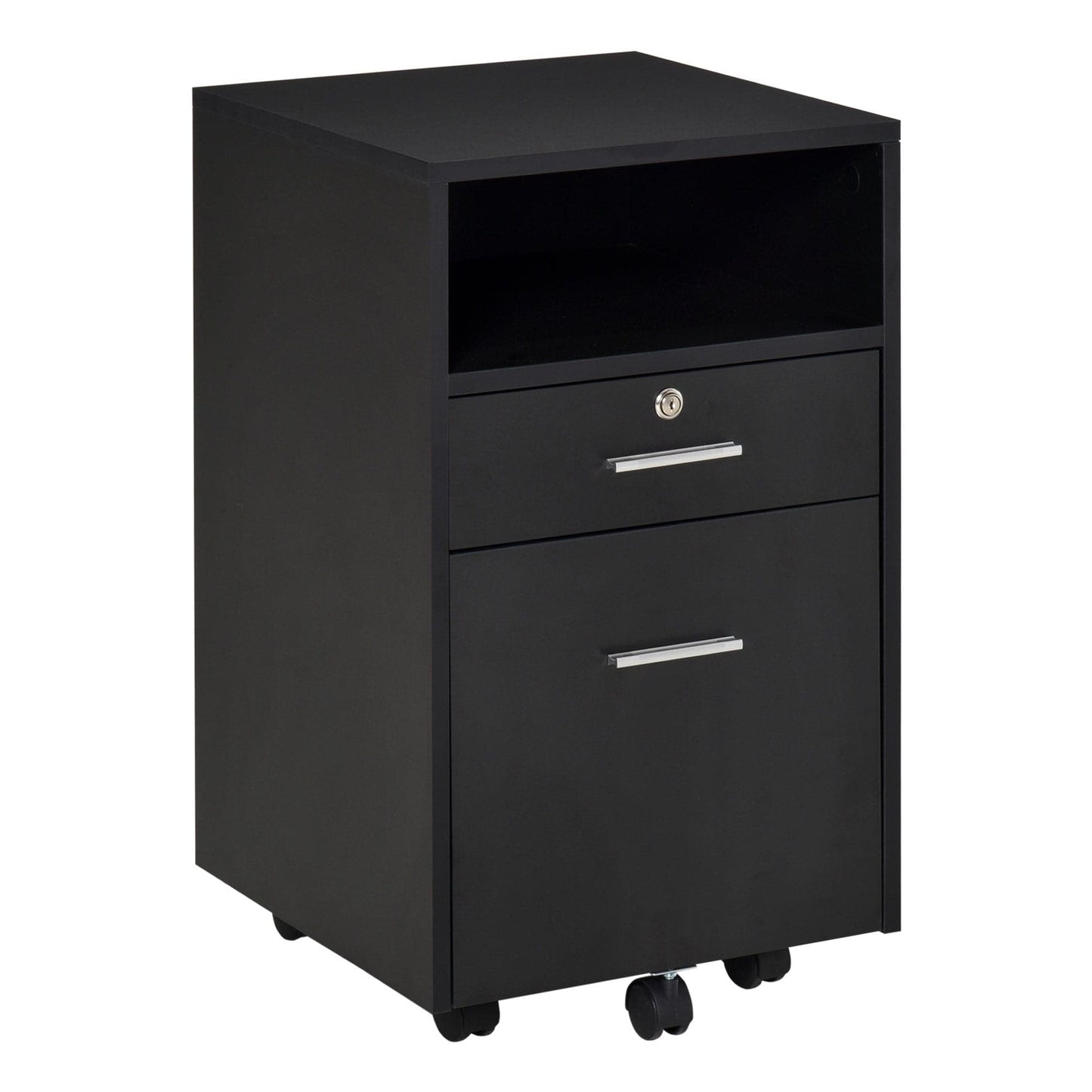 ProperAV Extra Mobile Lockable Filing Cabinet - maplin.co.uk