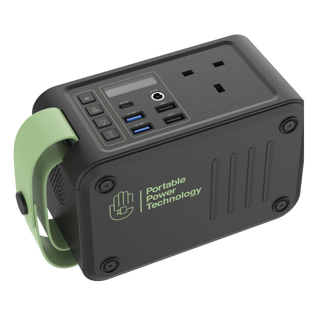 PPT Powerpack Lite Portable Power Station with 21W Folding Solar Panel