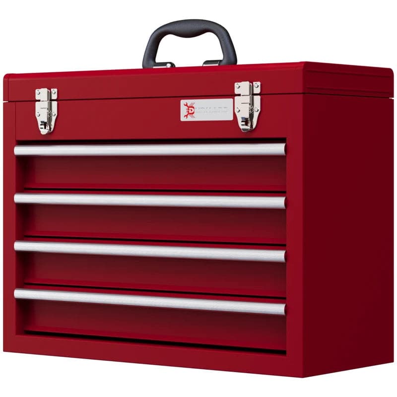 Maplin Plus 510mm x 220mm x 395mm Portable 4 Drawer Lockable Metal Tool Box - maplin.co.uk