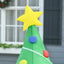 HOMCOM 5ft LED Inflatable Christmas Tree Decoration - maplin.co.uk