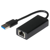 Nikkai USB-A to Ethernet RJ45 V3.0 Gigabit Network LAN Adapter - Black - maplin.co.uk