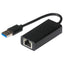 Maplin USB-A to Ethernet RJ45 V3.0 Gigabit Network LAN Adapter - Black - maplin.co.uk