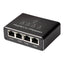 Maplin RJ45 1 Port In 4 Ports Out Ethernet LAN Splitter - Black