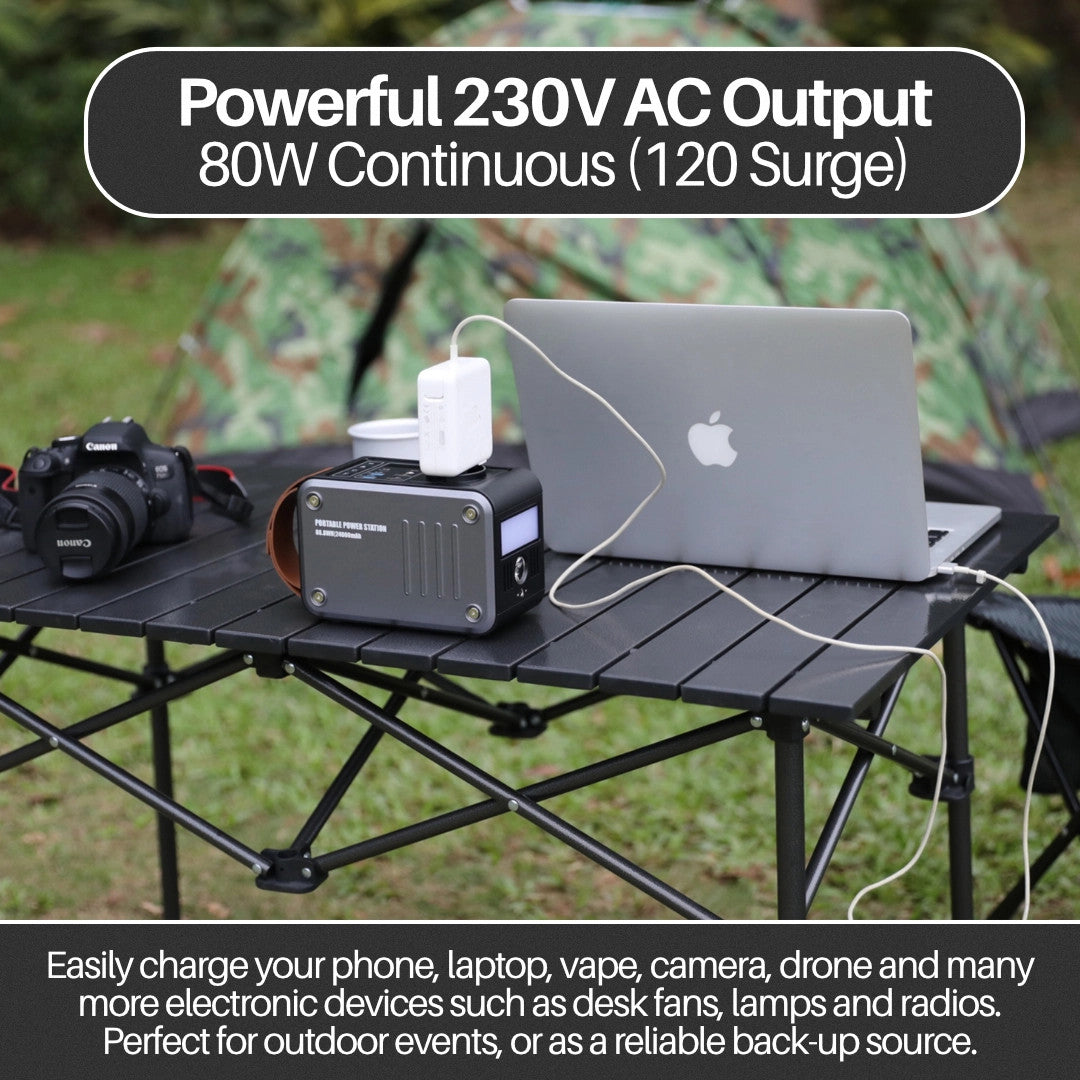 PPT Powerpack Lite Portable Power Station with 21W Folding Solar Panel