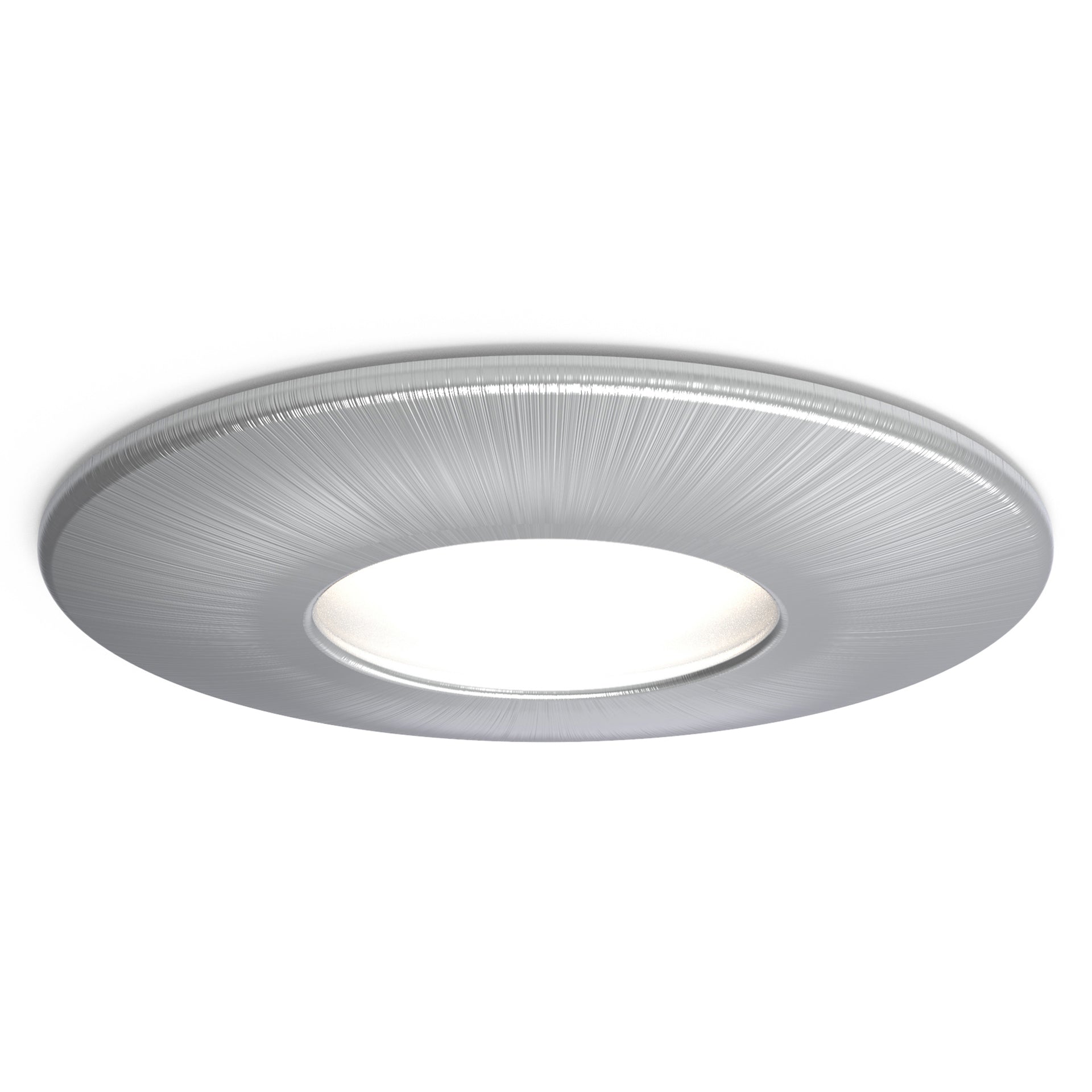 IP20 GU10 Fire Rated Downlight Satin Chrome