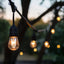 4lite Festoon Lighting Outdoor String Lamps with E27 Screw Warm White LED Bulbs - maplin.co.uk