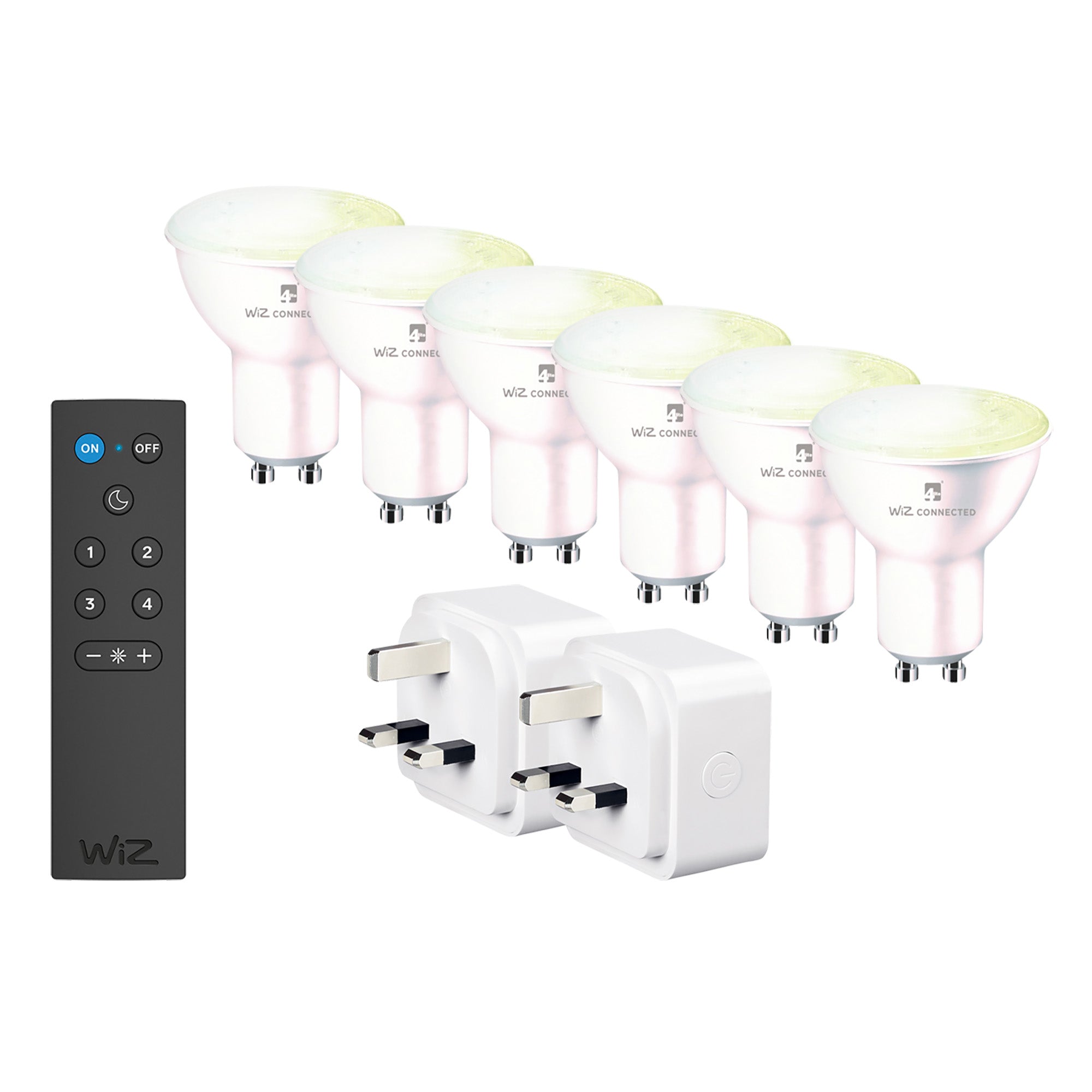 4lite WiZ Connected Smart Lighting GU10 White Starter Kit