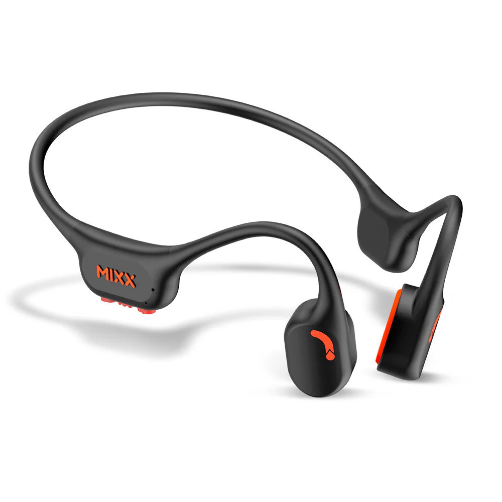 Mixx Resonate Pro Open Ear Bone Conduction Sports Headphones - Black