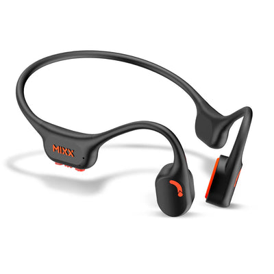 Mixx Resonate Pro Open Ear Bone Conduction Sports Headphones - Black