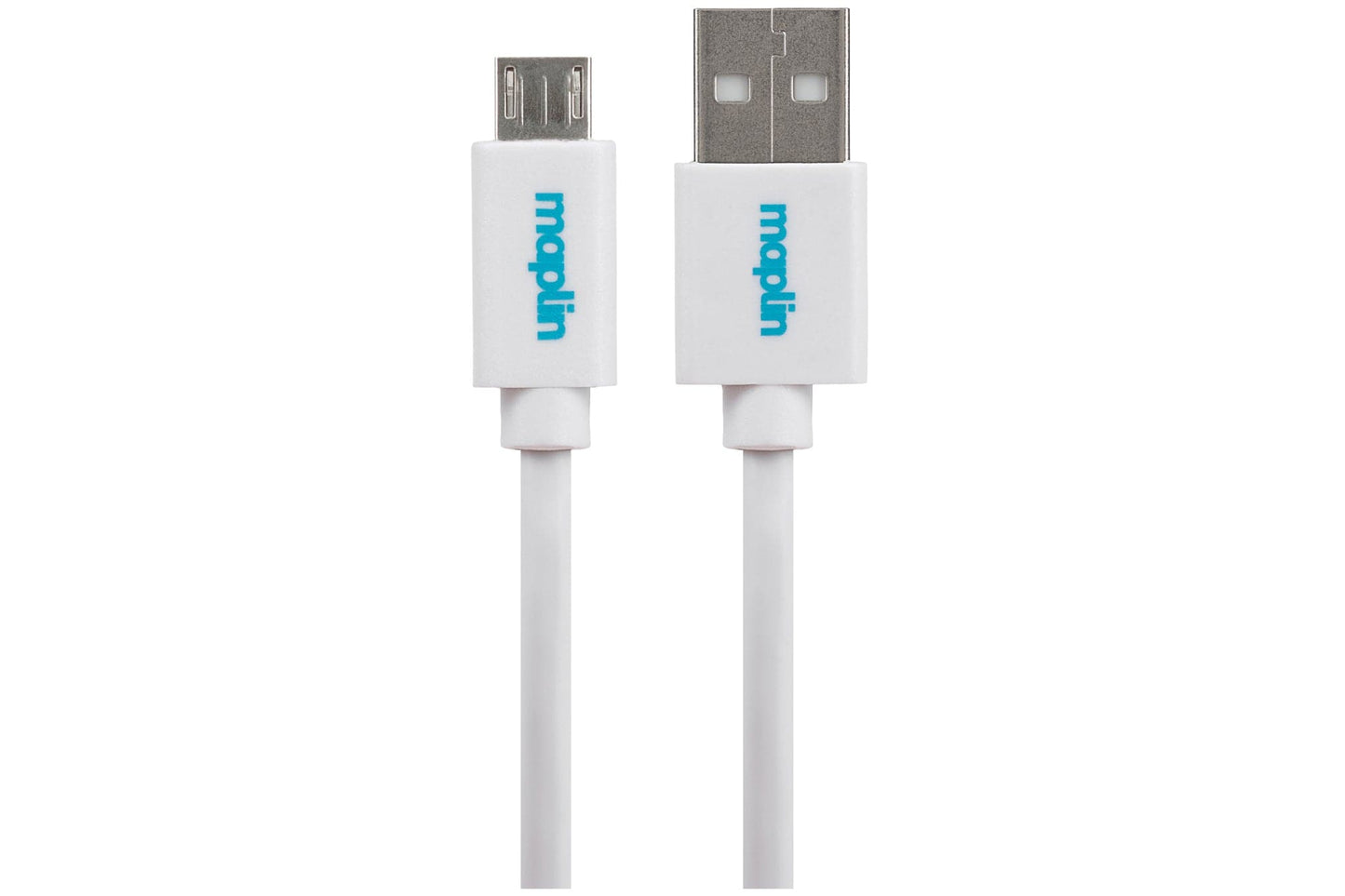 Maplin USB-A to Micro USB-B Cable - White - maplin.co.uk