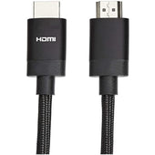 Maplin HDMI to HDMI V2.1 8K Ultra HD 60fps Braided Cable with Ethernet - Black