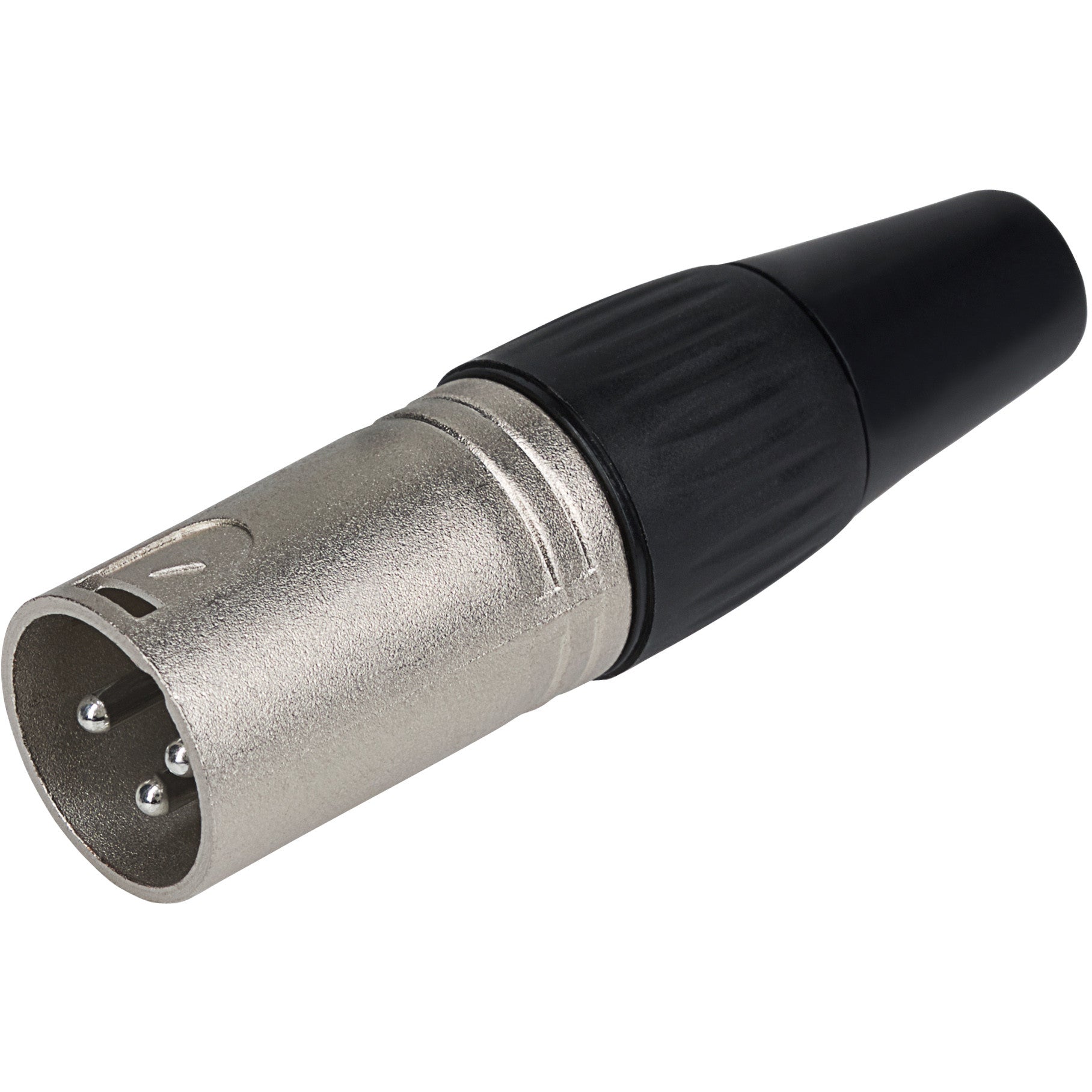 XLR Male Connector 3 Contacts Zinc Diecast Shell