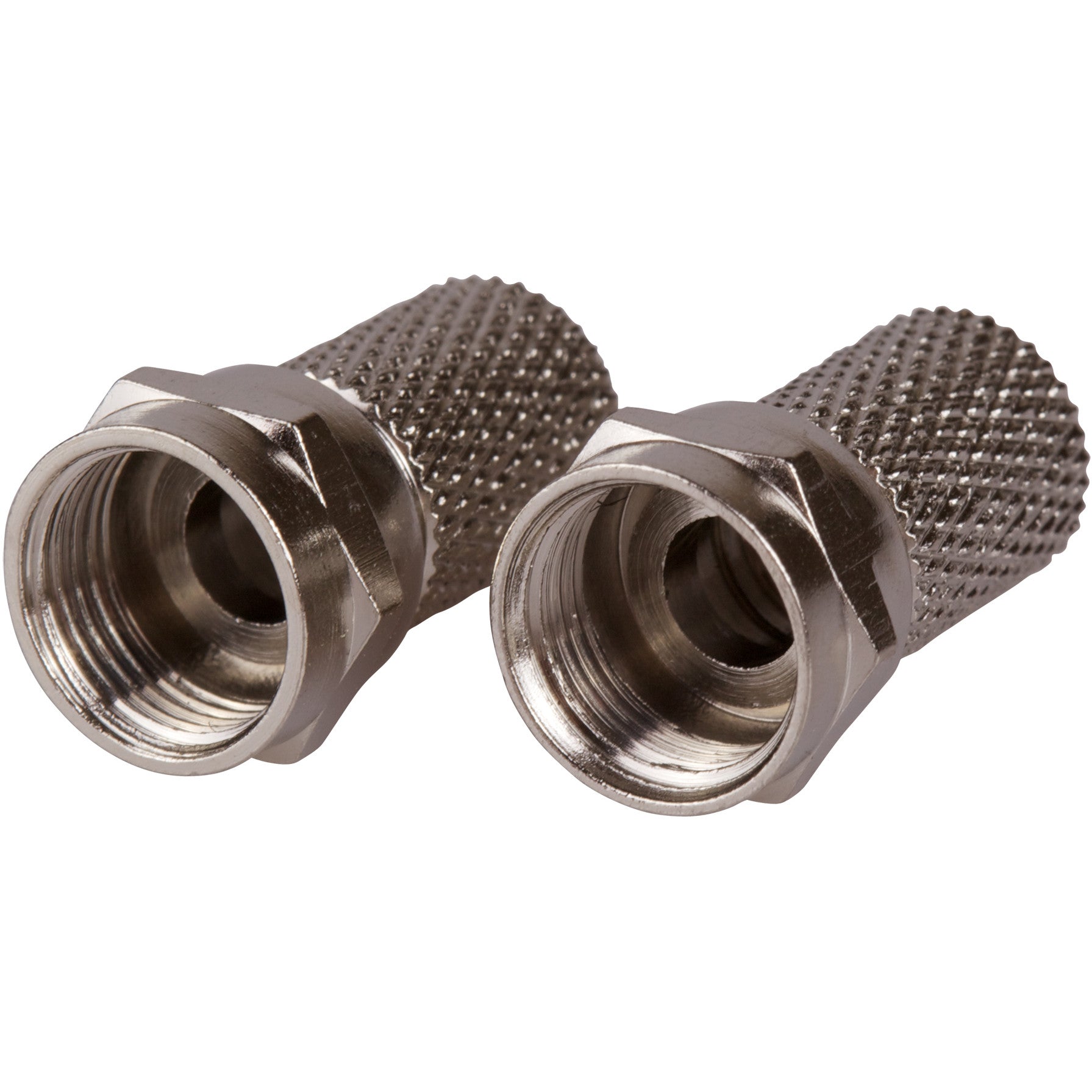F Type Twist on Connector RG6U Satellite Aerial Coaxial Cable Pack 2