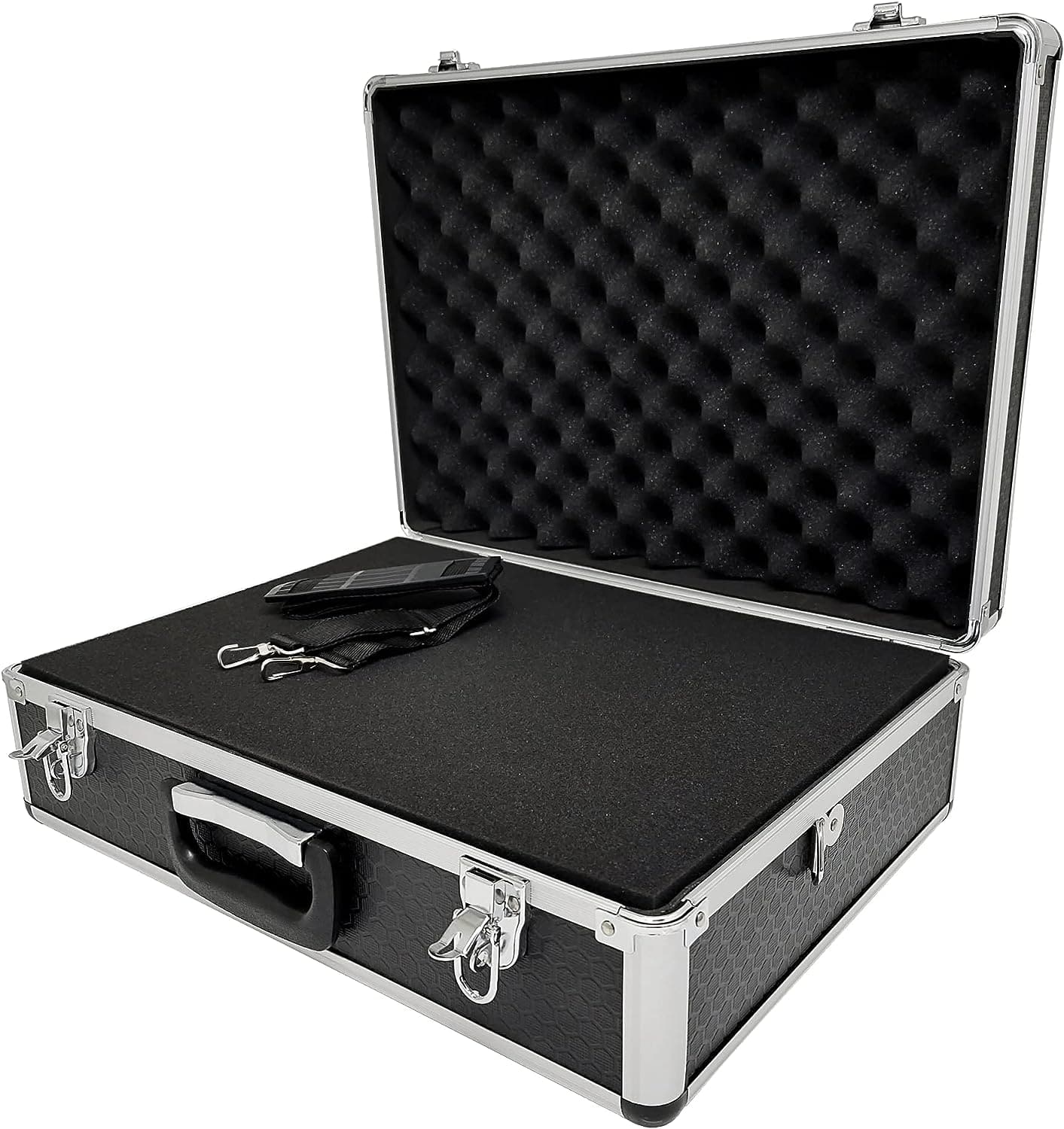 Plus Aluminium 150 x 460 x 330mm Flight Case Shoulder Strap