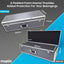 Maplin Plus Aluminium 270 x 850 x 295mm Flight Case - Black - maplin.co.uk