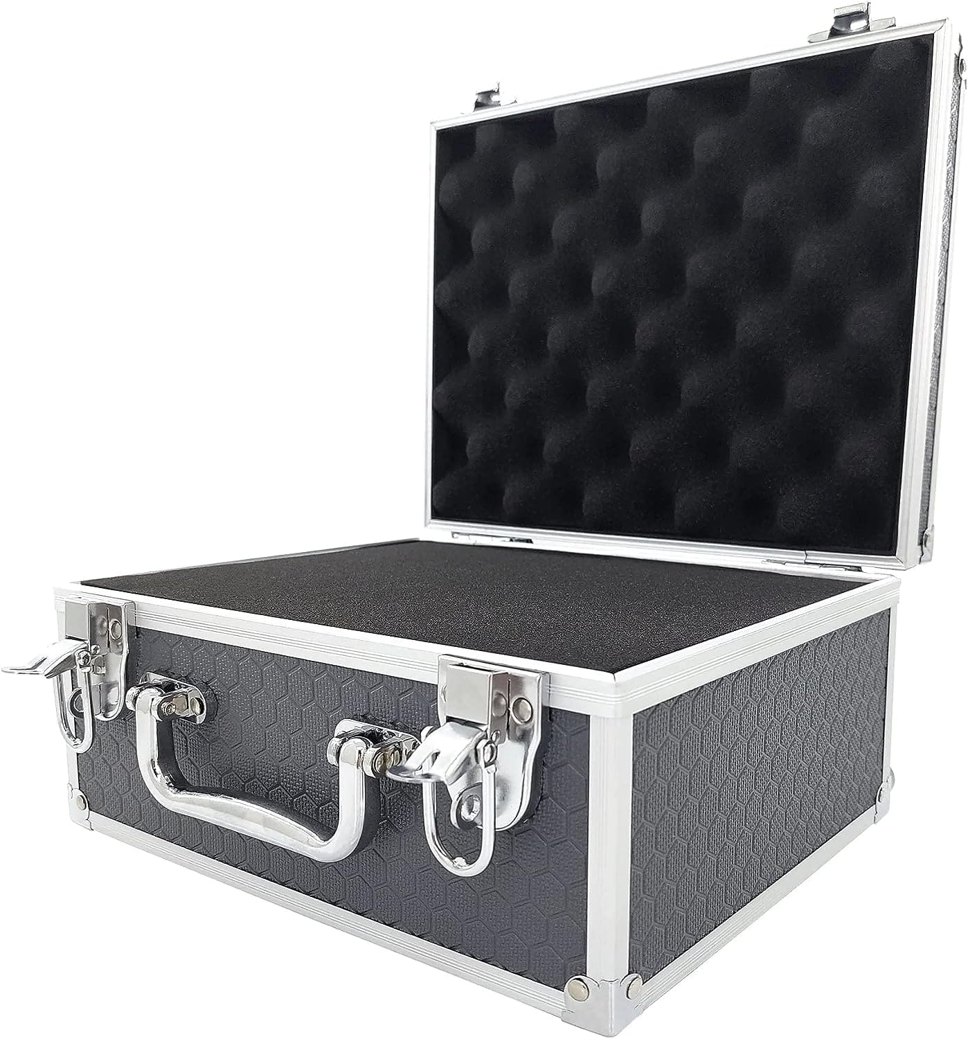 Maplin Plus Aluminium 125 x 250 x 200mm Flight Case - Grey - maplin.co.uk