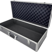 Maplin Plus Aluminium 190 x 680 x 300mm Flight Case - Grey