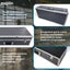 Maplin Aluminium 190 x 680 x 300mm Flight Case - Grey - maplin.co.uk