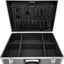 Maplin Plus Aluminium 150 x 460 x 330mm Flight Case with Dividers & Tool Panel - Grey - maplin.co.uk