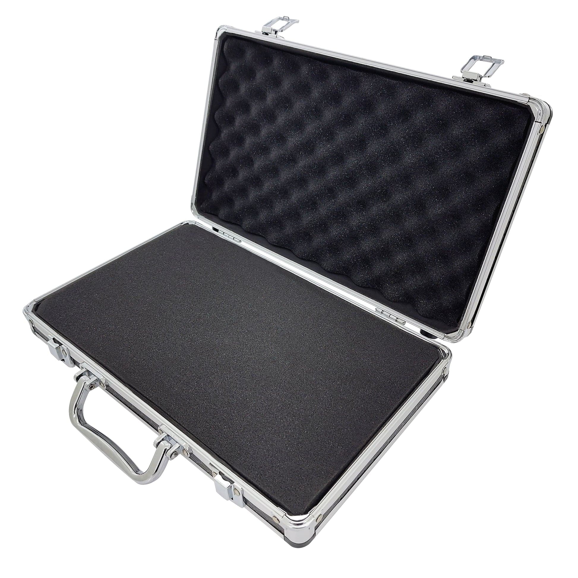 Maplin Plus Aluminium 65 x 345 x 205mm Travel Flight Case - Black - maplin.co.uk