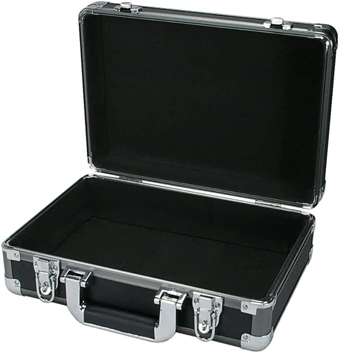 Maplin Plus Aluminium 120 x 340 x 240mm Flight Case - Black - maplin.co.uk