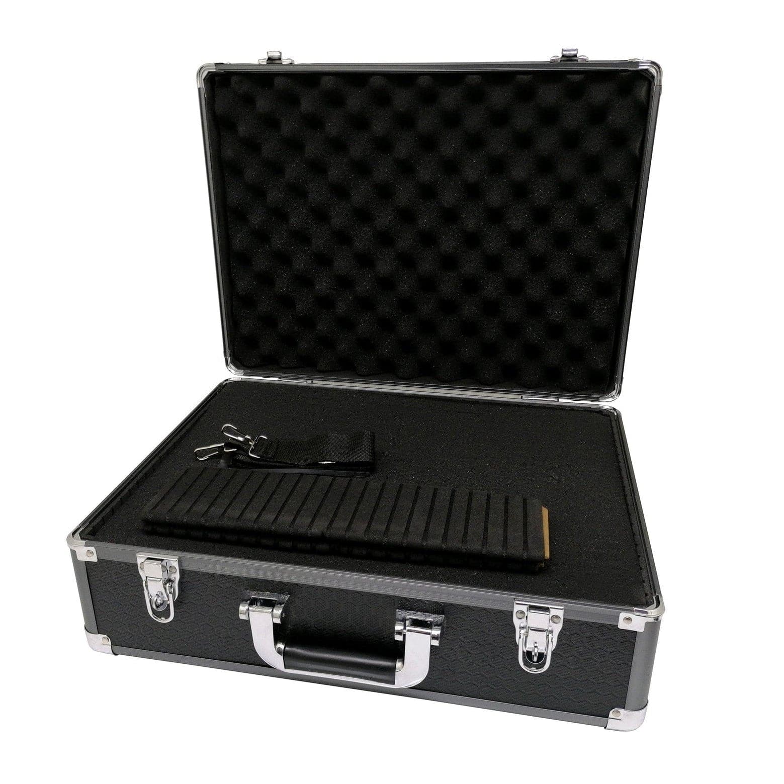 Maplin Plus Large Camera 170 x 460 x 340mm Flight Case - Gun Metal Grey - maplin.co.uk