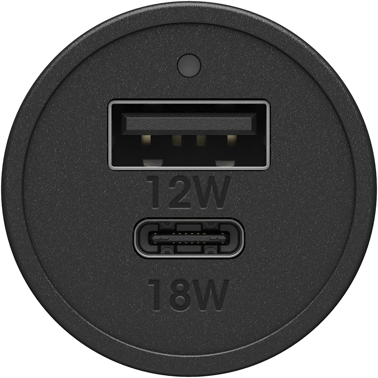 OtterBox 30W USB-C 18W / USB-A 12W USB-PD In-Car Charger - Black - maplin.co.uk