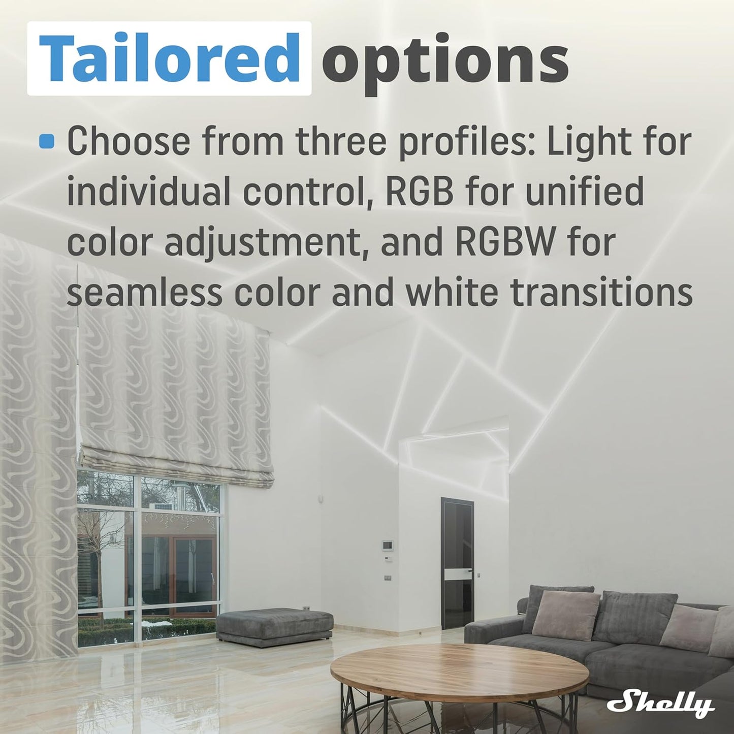 Shelly Plus RGBW PM WiFi Operated RGBW Controller for LED Strips