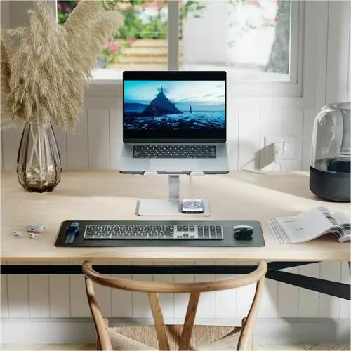 ALOGIC Elite Power Adjustable Laptop Stand Riser With Phone Charger